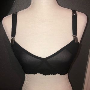 Lip Service Immortal Coil Mesh Bra - Black/black